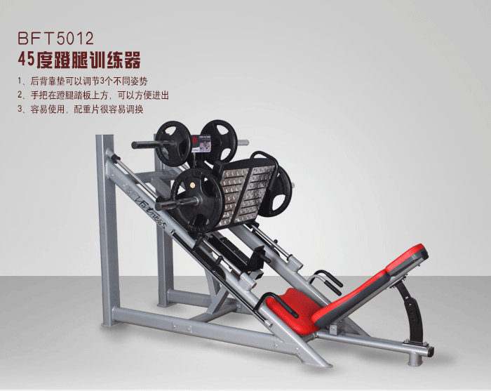 BFT5012，45度蹬腿训练器